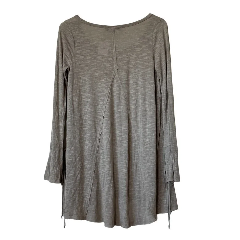 NWT Free People FP Beach Taupe Long Sleeve Tunic Sz. S